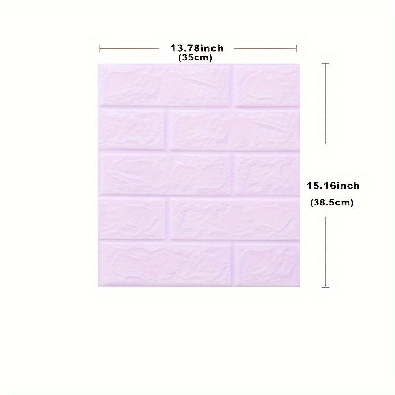 Comprar 5/10 Uds. Papel tapiz autoadhesivo de 35x15CM, pegatinas  decorativas impermeables para cocina, paquete suave, papel tapiz, patrón de  ladrillo de espuma, pegatinas de pared estereoscópicas 3d