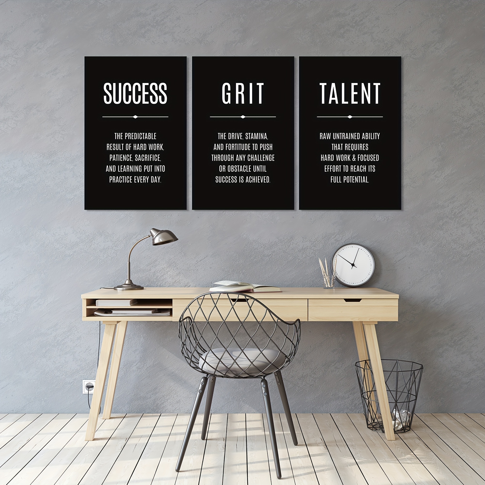 Motivational Wall Art Office Decor for Women Work From Home Sign