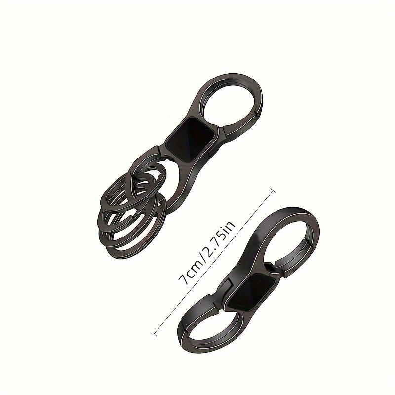 Key Chain Quick Release Spring 4 Key Rings Heavy Duty Car - Temu