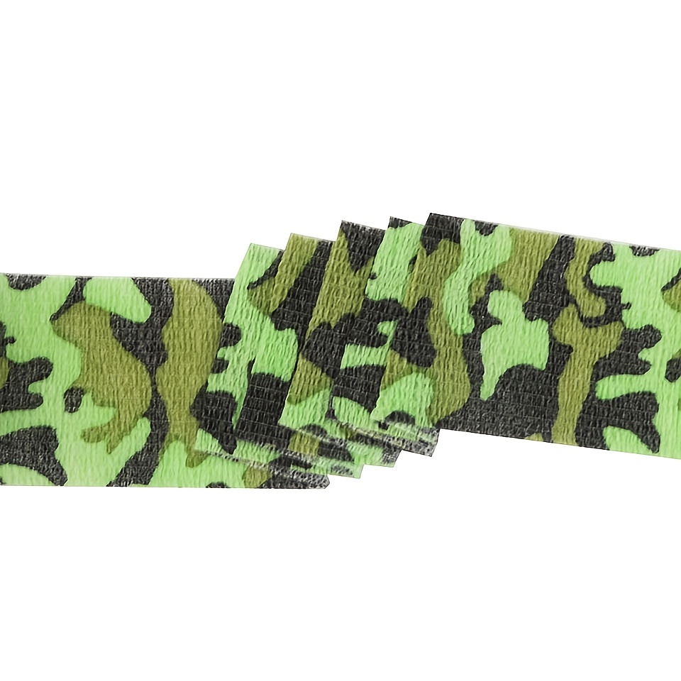 2pcs Camouflage Pet Bandages Self Adhesive Non Woven Elastic Finger Protection