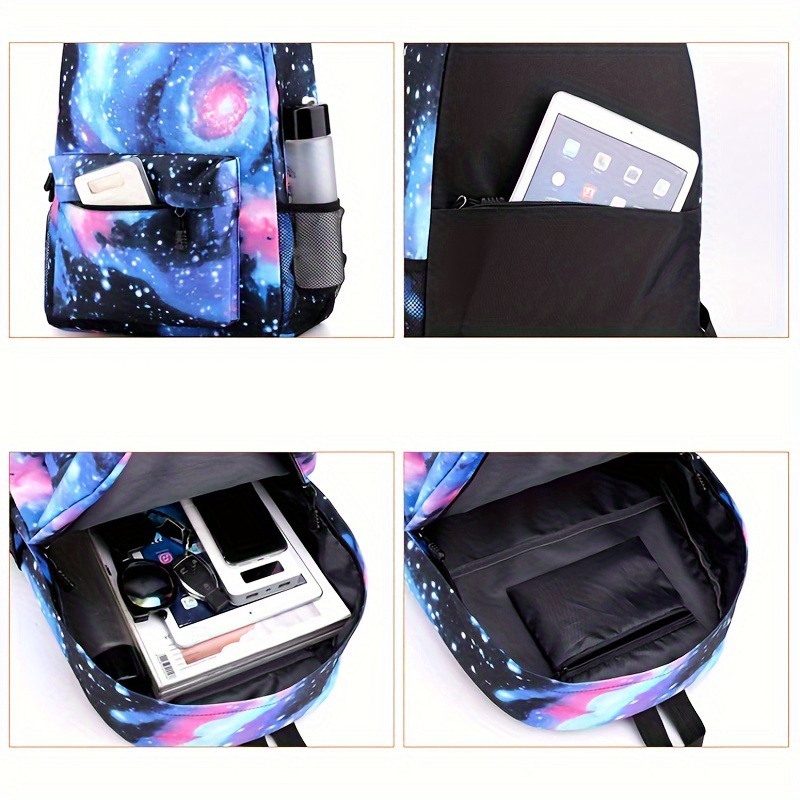 3pcs/set Aphmau Printed Backpack Set With Shoulder Bag Pencil Case