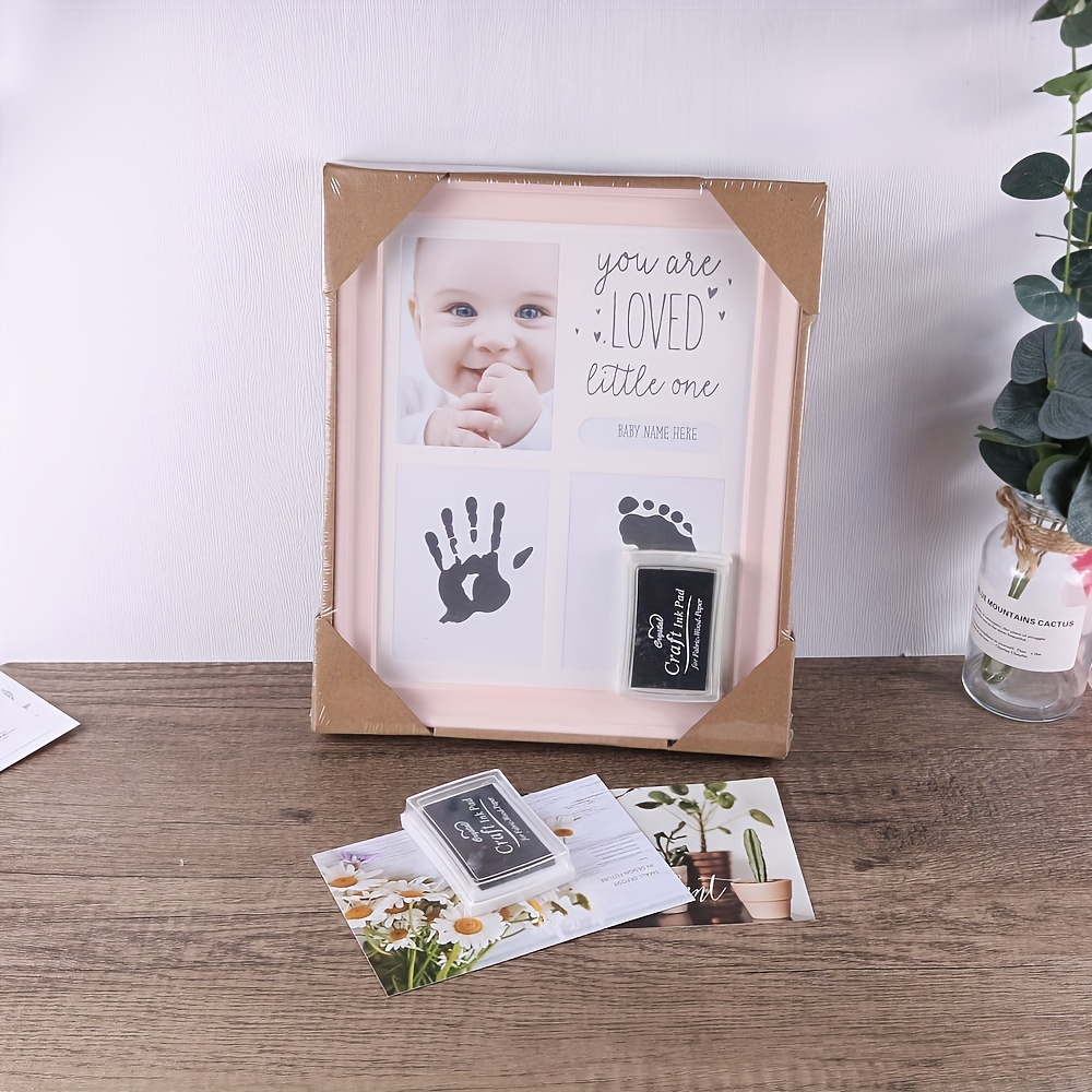 newborn hand and   baby hand and   mud baby     days souvenir first birthday gift   photo frame childrens souvenir photo frame hanging frame swing frame dual use details 4