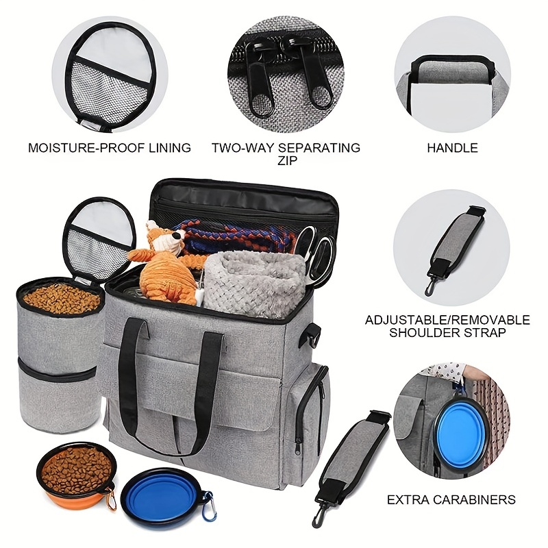 Dog Travel Bag Airline Recommended Weekender, Carry-On Pet Travel