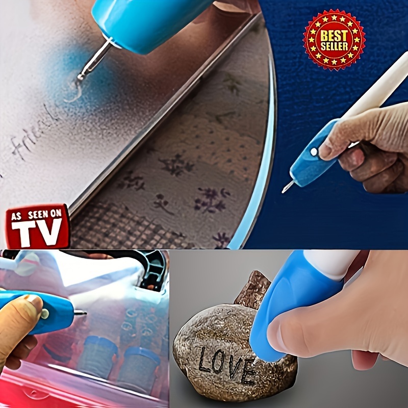 Cordless Engraving Engraver Pen - Perfect for Metal Wood Ceramic Glass -  Accessory Tool for Crafting - Label Tools Jewelry and Valuables 