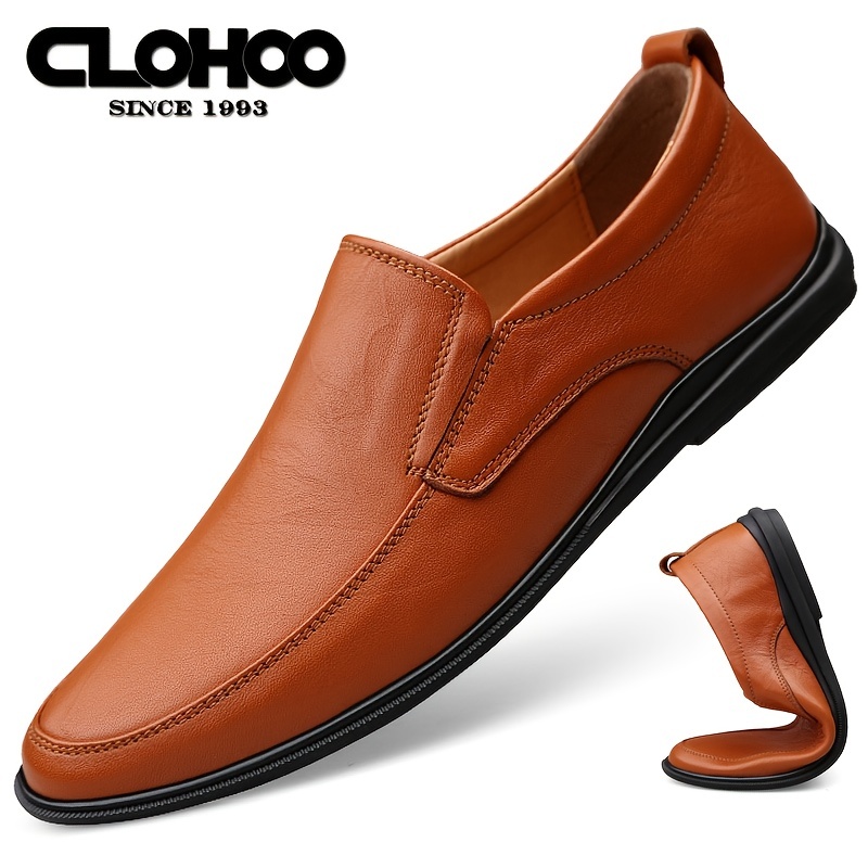 Implement effekt Tredje Clohoo Mens Handmade Pointed Toe Leather Casual Slip On Loafers With Soft  Sole For Wedding Party | Quick & Secure Online Checkout | Temu Canada