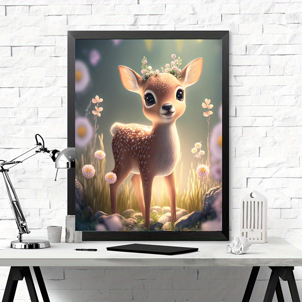 Diamond Painting Painting Deer Set For Adults Diy Paint With - Temu