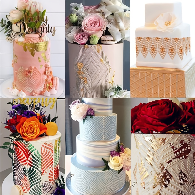 Cake Decorating Stencils Floral Wedding Cake Stencils - Temu United Arab  Emirates