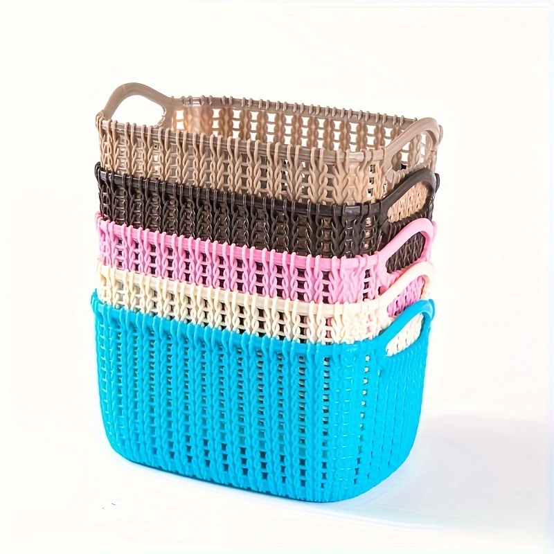 Pretty Comy Plastic Portable Storage Organizer Basket - Bathroom