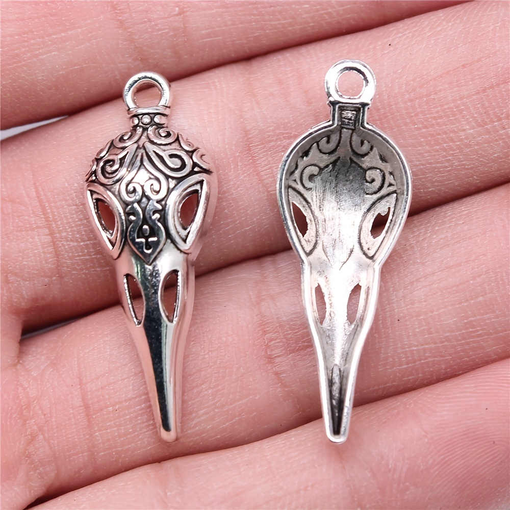 Gothic Charms Jewelry Making  Skull Charms Jewelry Making - 10pcs