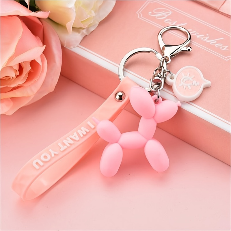Bling Kawaii Cartoon Animal Couple Keychains Key Ring For Women Men  Colorful Cute Pet Bag Car Holder Artificial Jewelry - Temu Australia