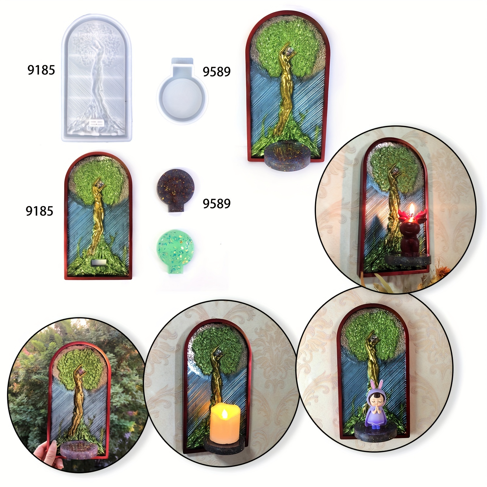 Tree Of Life Epoxy Resin Mold 6 Designs Tree Of Life - Temu