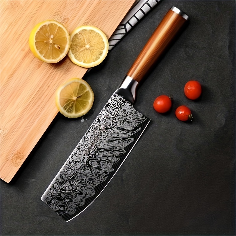 Japanese VG10 Damascus Kitchen Meat Bone Chopping Knife Cleaver Butcher  Knives