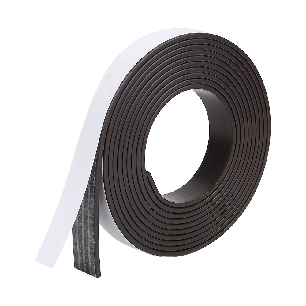 Ruban magnétique flexible – Bande magnétique avec adhésif puissant –  Rouleau de ruban magnétique idéal pour les projets de bricolage et  d'artisanat – Aimants adhésifs pour réfrigérateur et tableau effaçable à  sec 