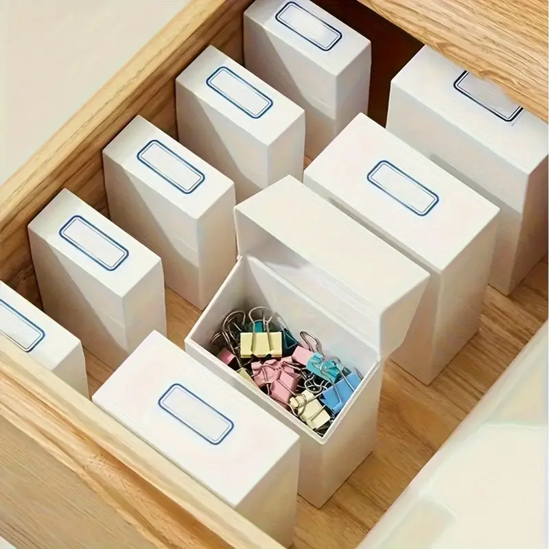 Mini Plastic Storage Box Japanese Drawer With Cover Storage - Temu Portugal