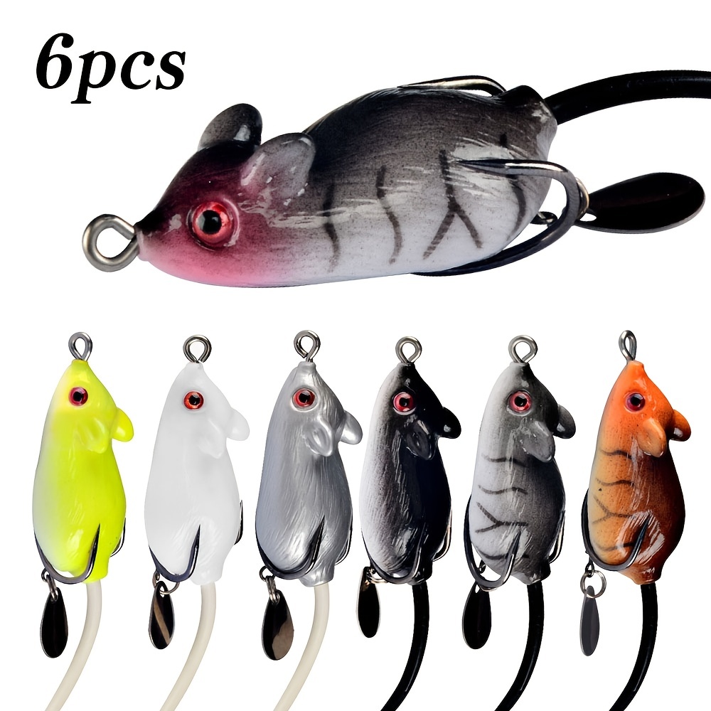3d Floating Mouse Bait Fishing Lure Realistic Eyes Perfect - Temu