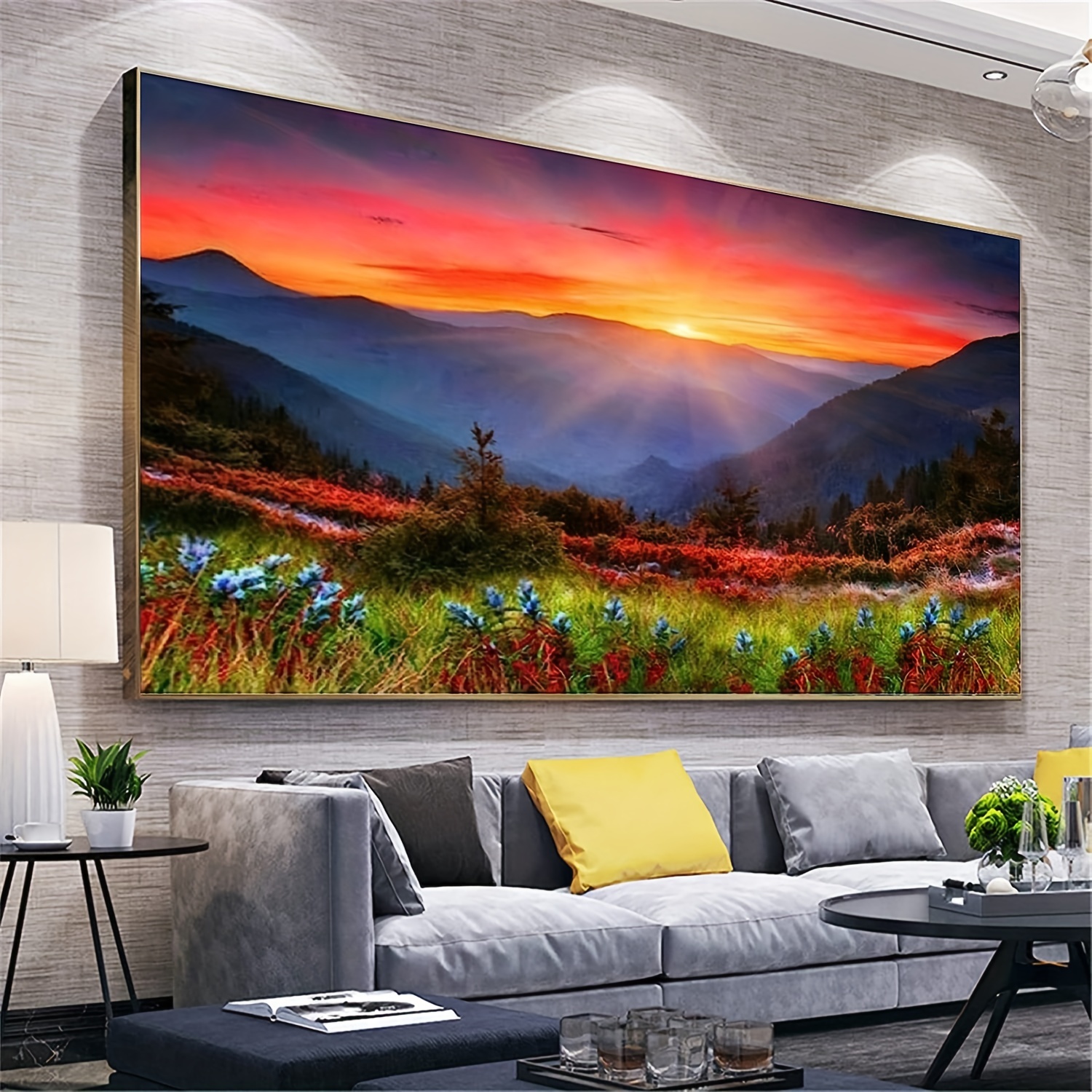 5d Diy Diamond Painting Kit For Adults And Kids - Large Size  (11.8x15.7in/30x40cm) - Landscape, Full Drill Round Diamond Art Kit, Home  Wall Decor