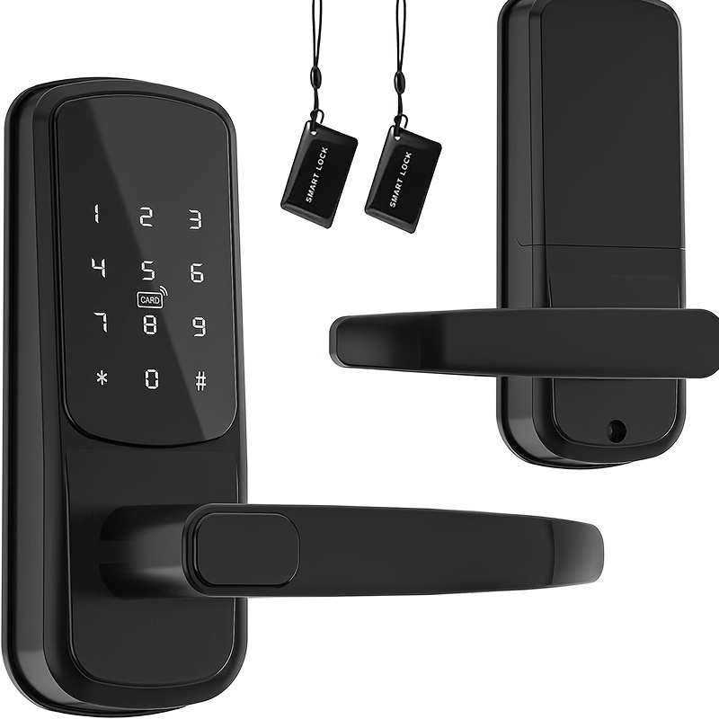 Smart Door Lock Handle Keyless Entry Door Lock 8 in 1 - Temu