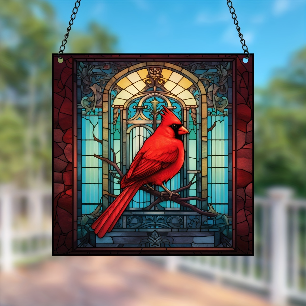 Cardinal Red Bird Suncatcher Cardinal Wall Window Hanging - Temu