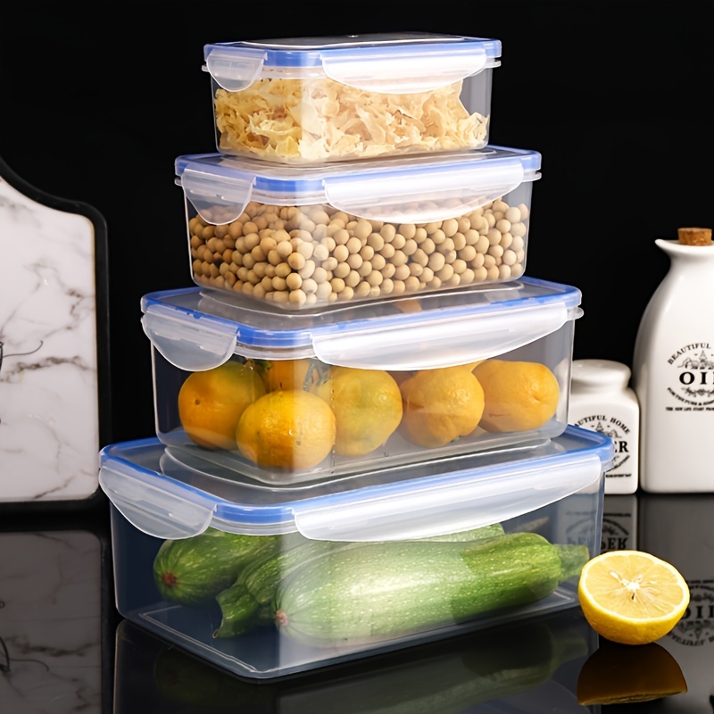 Storage Containers Food Storage Containers Sets Rectangle - Temu
