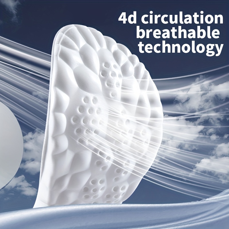 Soft High Elasticity Sport Insoles Arch Support Running Insoles