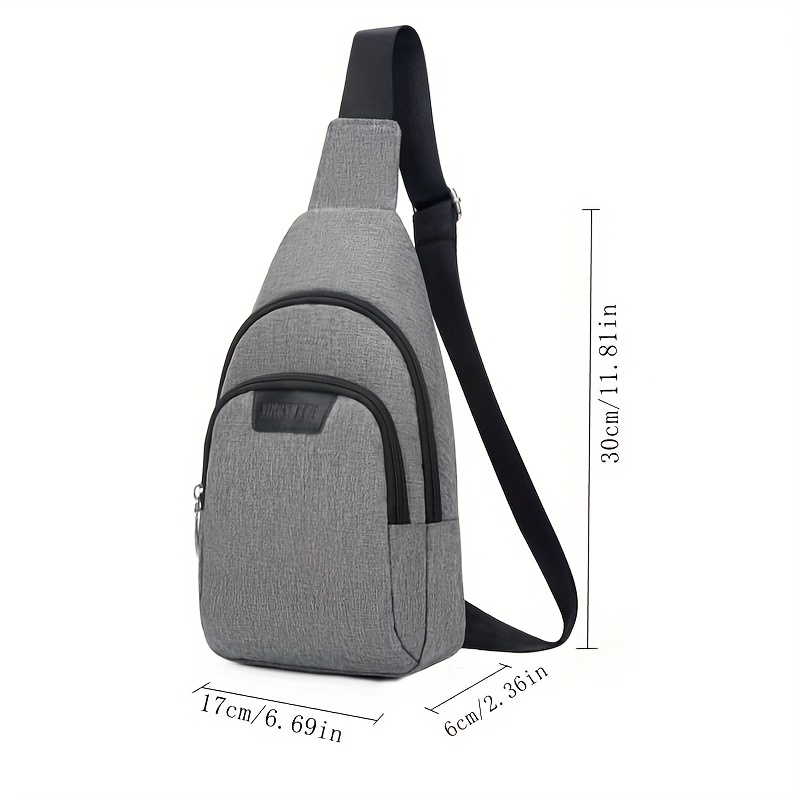 Men's Fashion Crossbody Bag Multifunctional Shoulder Bag Hiking