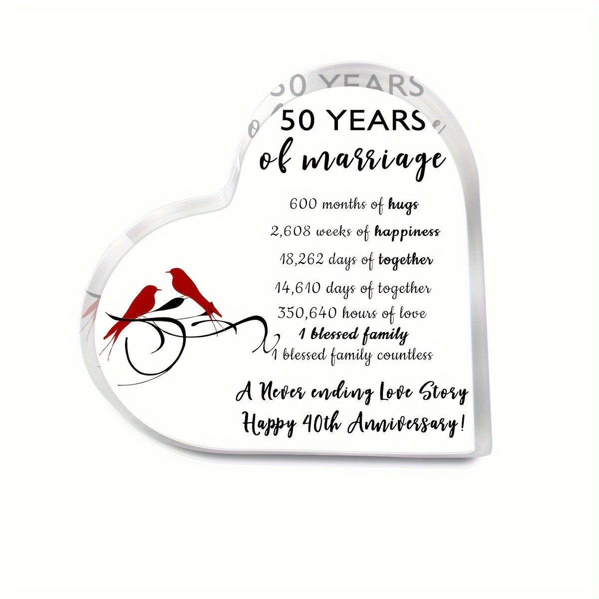 Gifts For Her Love Wedding Anniversary Gifts For Wife Heart Husband Card  For Him