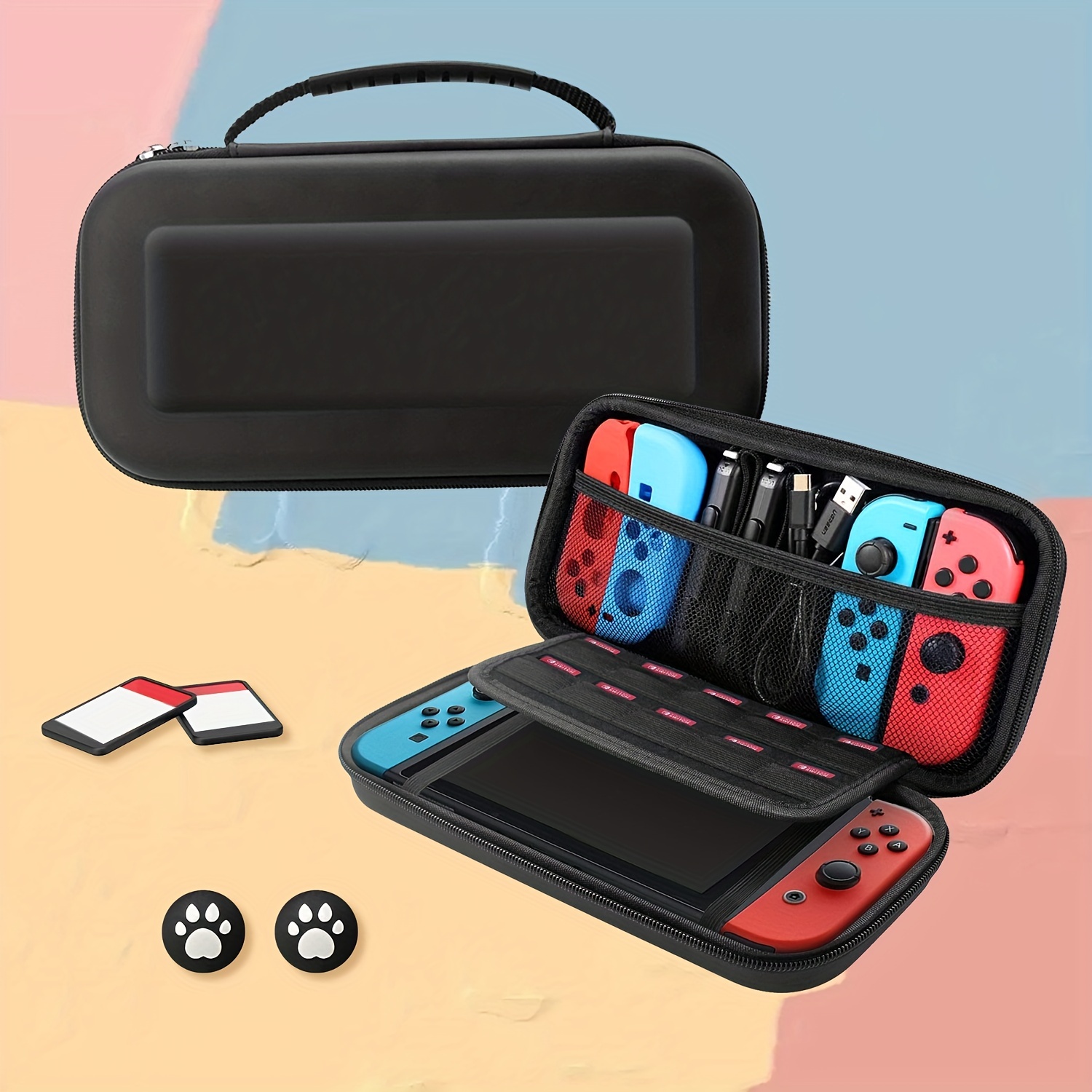 For Switch Accessories Kit 1 Purple Switch (non oled /lite) - Temu