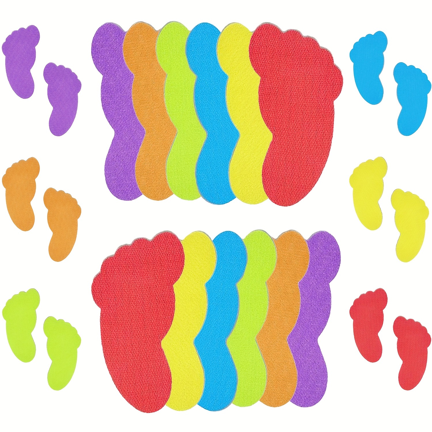 Multi-Color Floor Spot Markers for Kids