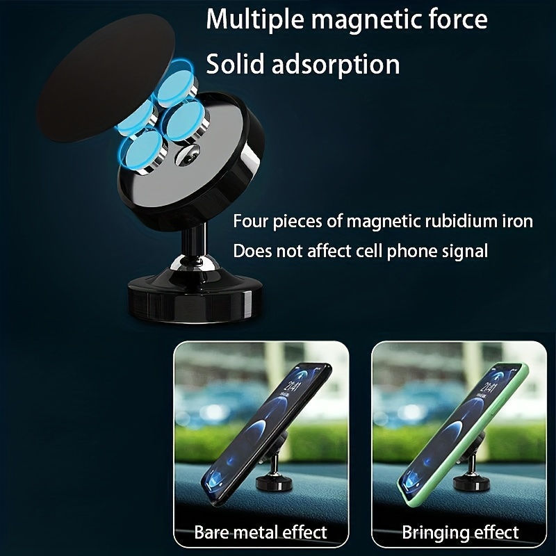 Magnetic Phone Holder Car [ Super Strong Magnet ][ 4 Metal - Temu