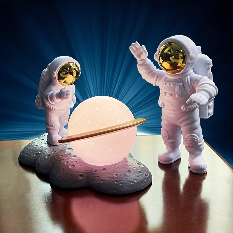 Spaceman Lámpara Astronauta Led Lámpara de mesa Lámpara de noche
