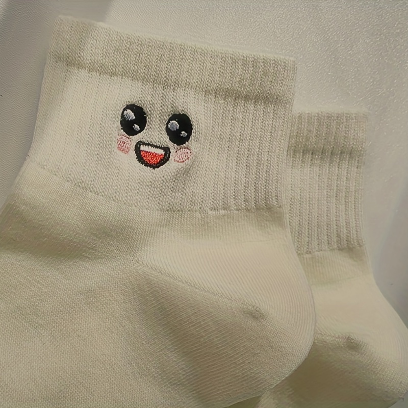 Cartoon Print Short Socks Women's Stockings