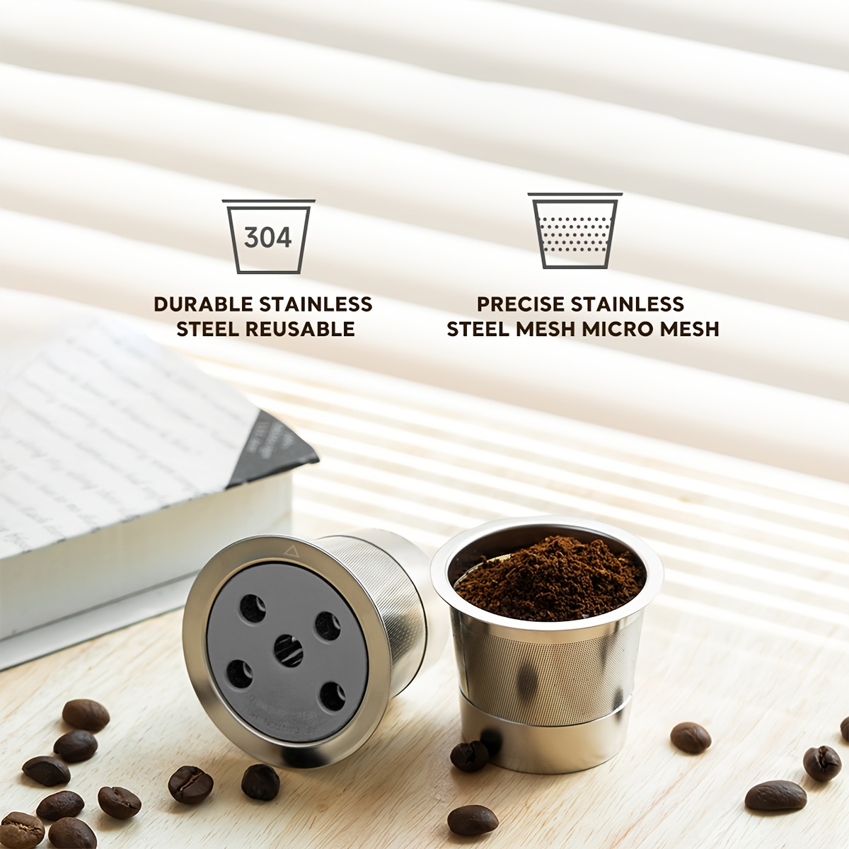 COFI : filtres à café réutilisables en coton COOKUT - OBJECTIF TENDANCE