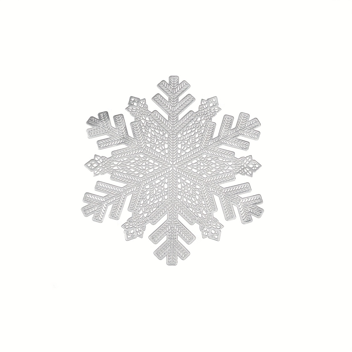 4pcs Nordic Snowflake PVC Placemats - Holiday Table Mat