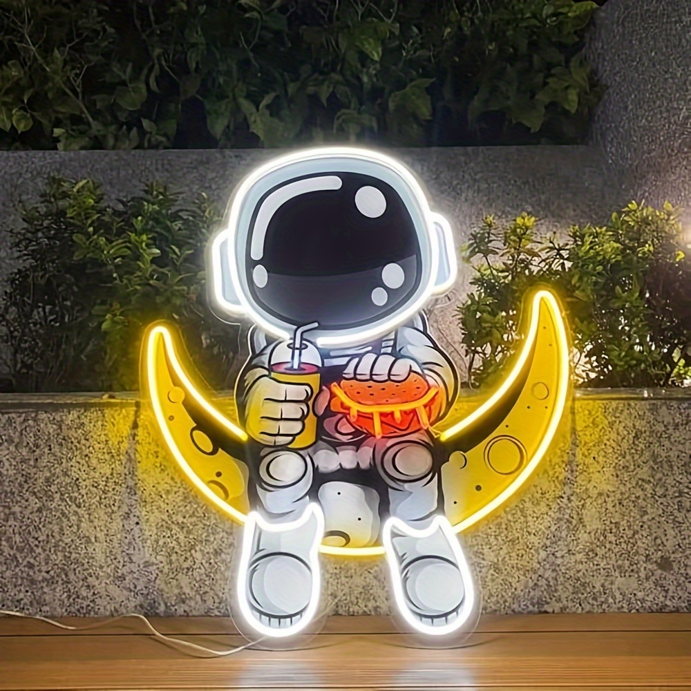 Lámpara de Pared Luna Astronauta, lámpara de pared