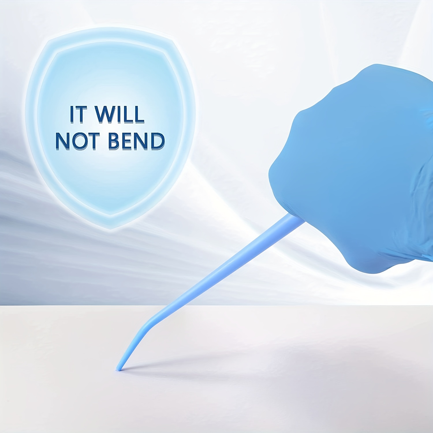 25pcs Disposable Plastic Curved Tips Surgical Aspirator