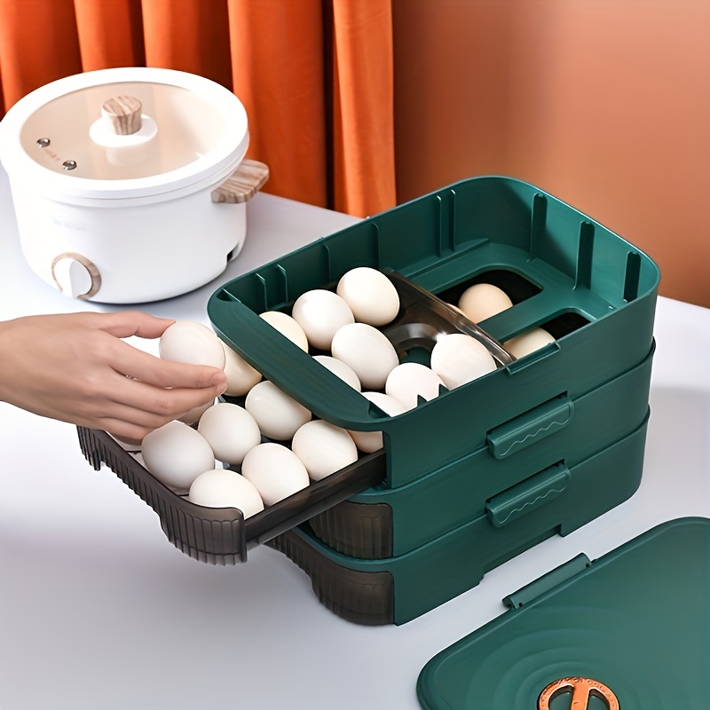 Multi layer Egg Holder For Refrigerator Rolling Egg - Temu