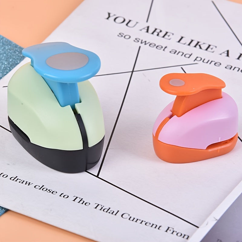 1 Pc Manual Craft Puncher Paper Hole Punch Cutter Circle Heart