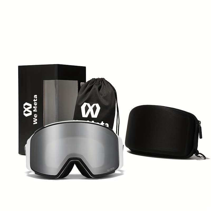 Conjunto de casco de snowboard para niños y niñas, casco de esquí y gafas  protectoras, a prueba de golpes, resistente al viento, antivaho y equipo de