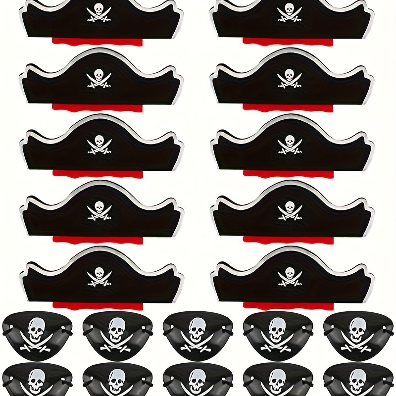1 Paquete Parche En Ojo Pirata Parche En Ojo Negro Unisex - Temu Chile