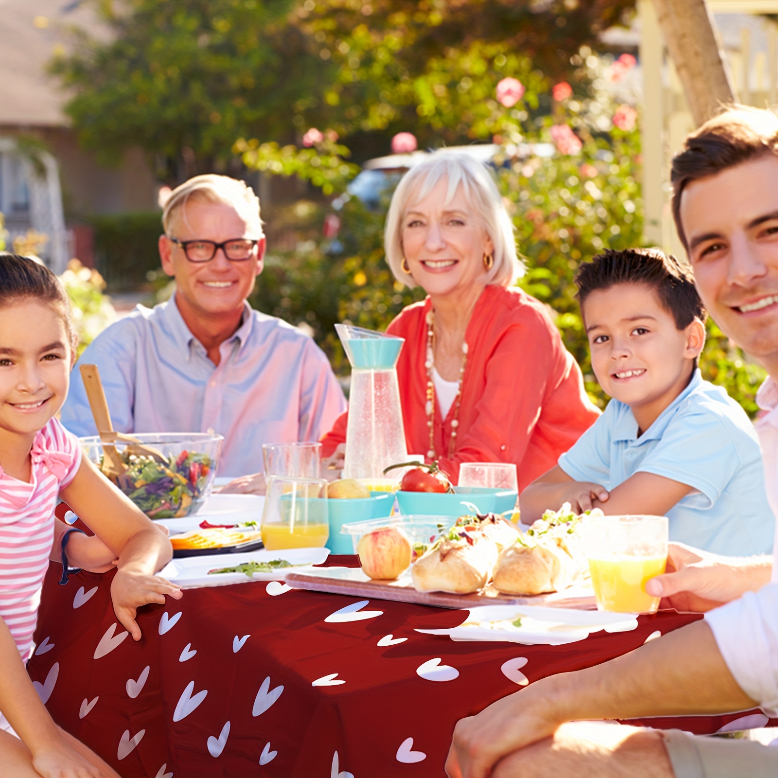 Mesa para Niños Cuadrada Roja