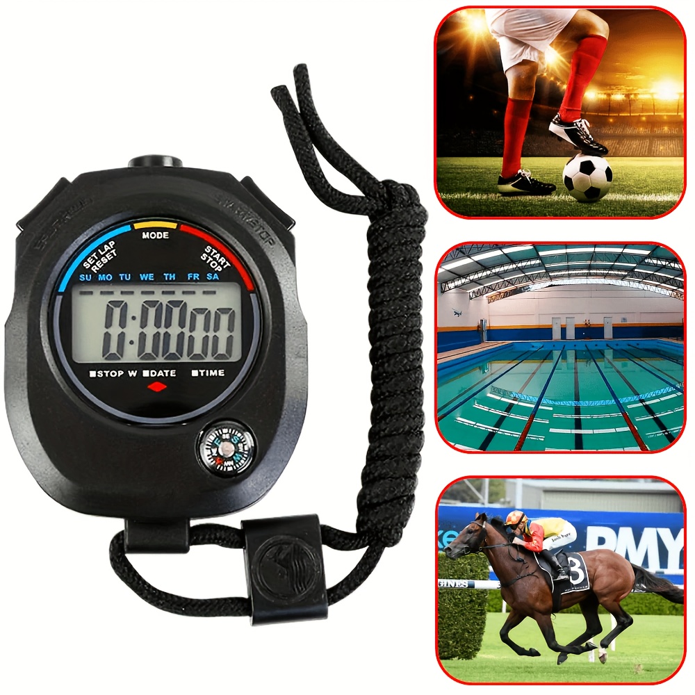 Sport Timer, Stopwatch with Clock