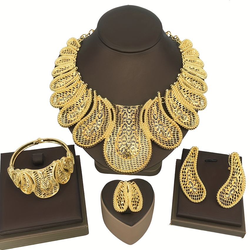 Wholesale african fashion 4pcs jewelry sets