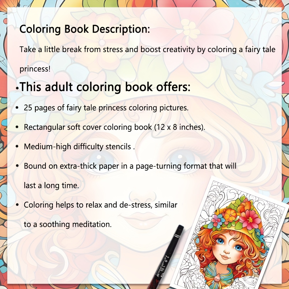 Positive Thinking Coloring Book For Adults Stress Reduction - Temu