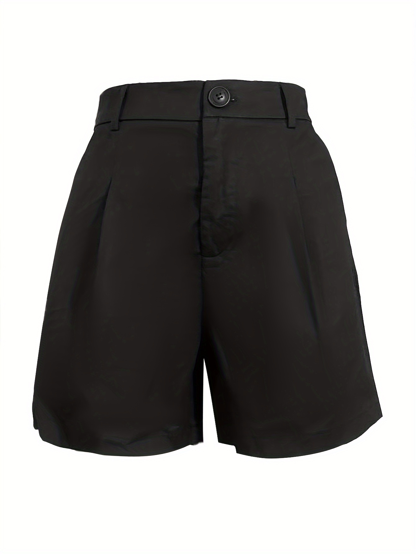 Women's Solid Cargo Shorts Casual High Waist Slant Pocket - Temu