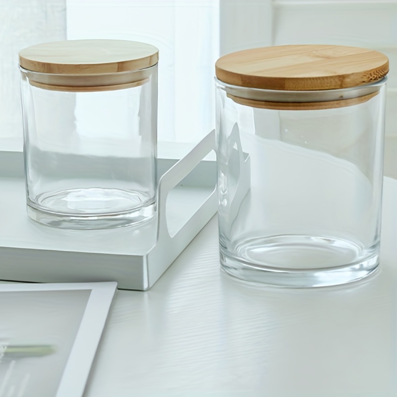 Frosted Glass Candle Jar Can Be Used For Diy Candle Kits To - Temu