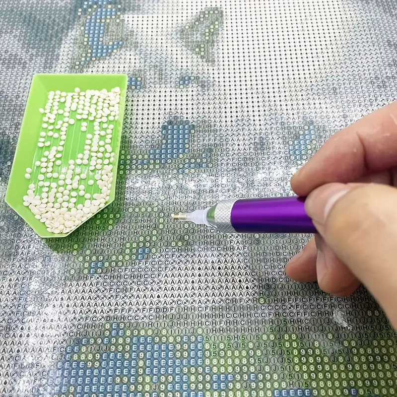 Purple Diamond Painting Tool Lighting Point Pen 1 Head - Temu Japan
