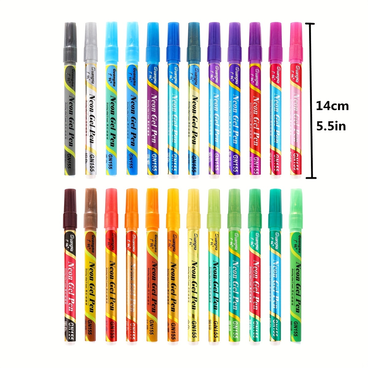 12/18/24 Color Neon Gel Pen, Suitable For Writing Painting Drawing, Office  Supplies - Temu United Arab Emirates