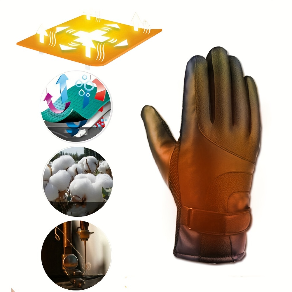 ThxToms Guantes calefactables de regalo para hombres y mujeres,  calentadores de manos ultrafinos para pantalla táctil, guantes de invierno  para