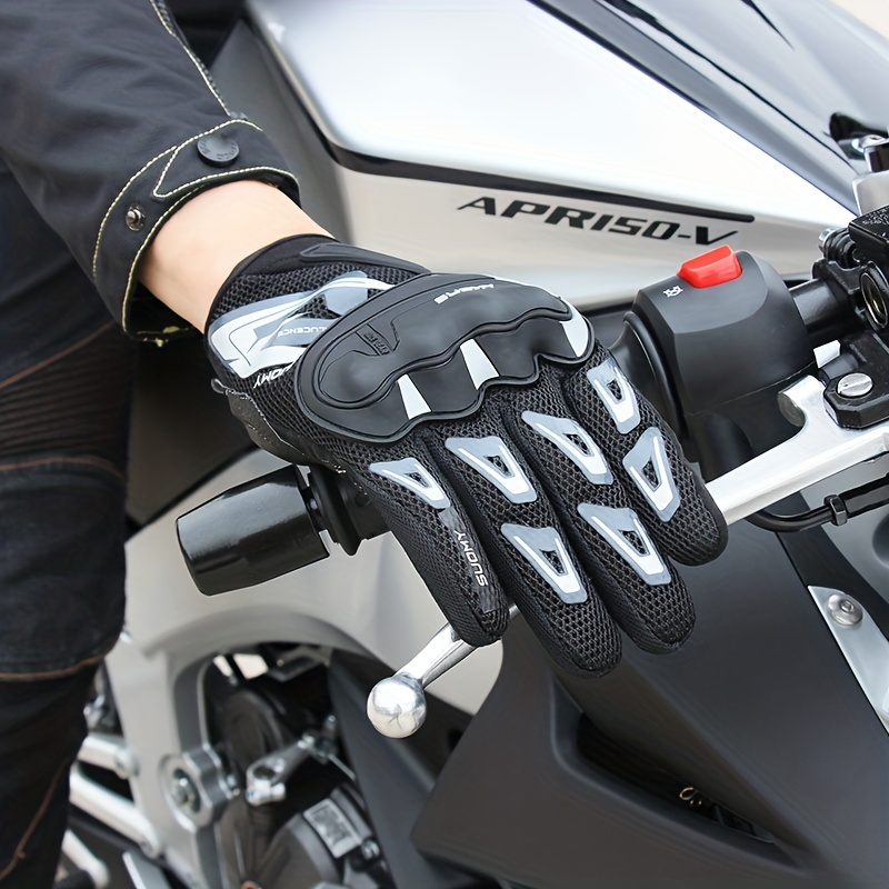 Summer Motorcycle Gloves Men Touch Screen Biker Cycling Moto Protective