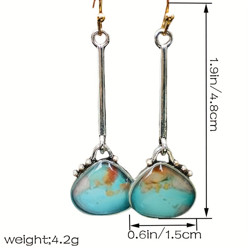 Colorful Creative Lock Bag Shape Men's Earrings